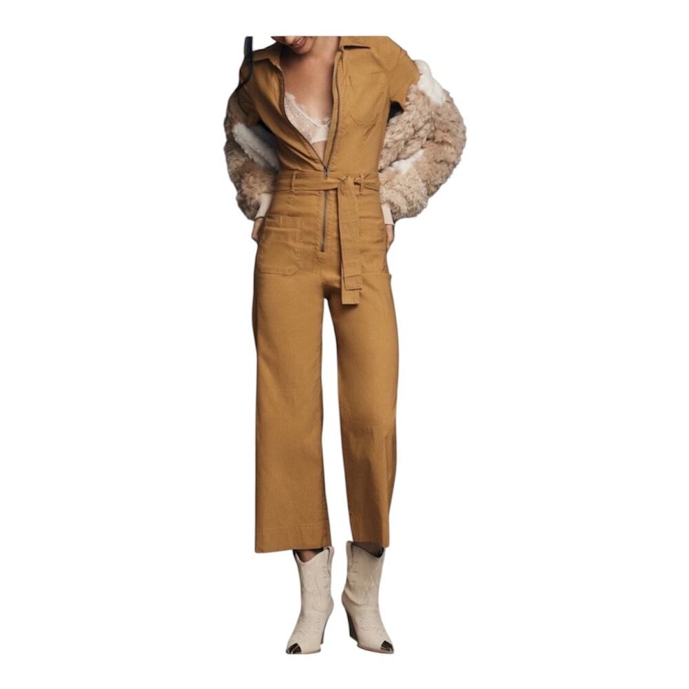 Maeve Anthropologie The Colette Weekend Jumpsuit Women 4 NWT